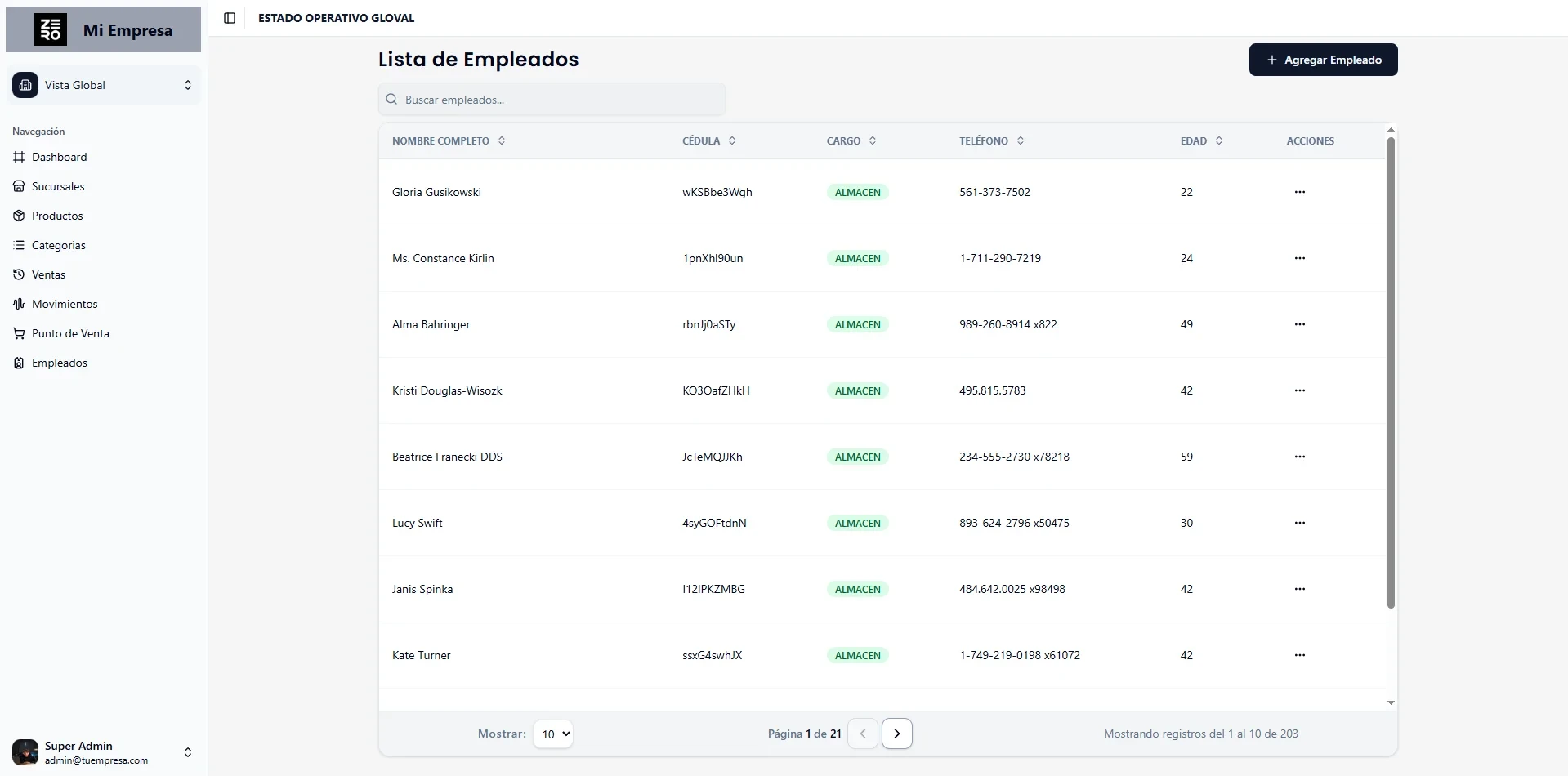 Captura del proyecto